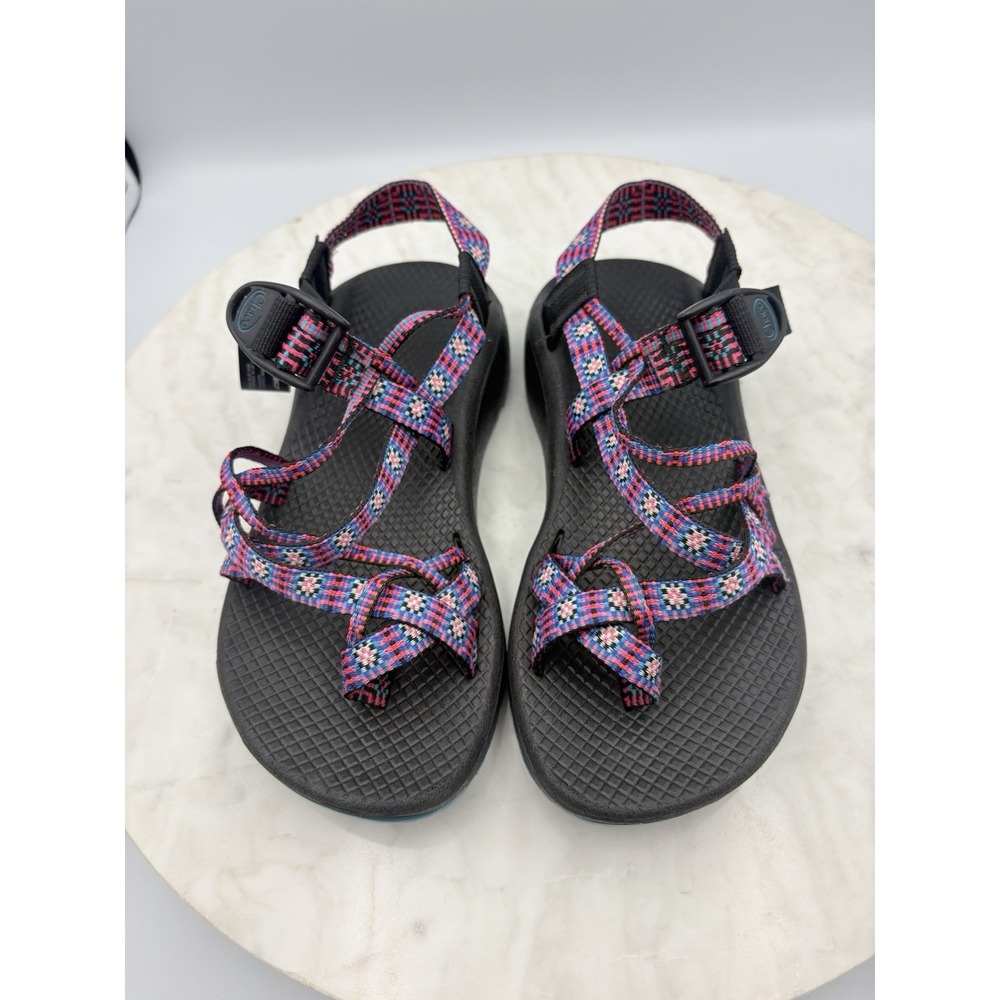 NWOT Chaco ZX2 Sport Sandal Women's 6 Water Outdoor‎ Adjustable Straps Pink Blue